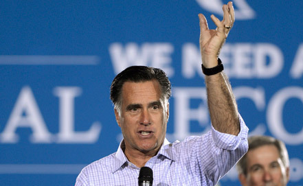 Ромни раскритиковал политику Обамы на Ближнем Востоке и пообещал поддержку Израилю в противостоянии с Ираном